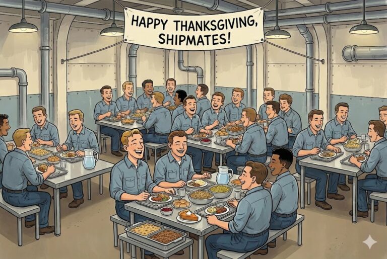 Coffee Time Blog 12: Thanksgiving at Sea